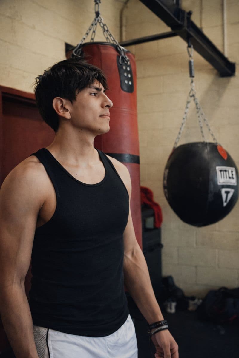 David in documentary setting